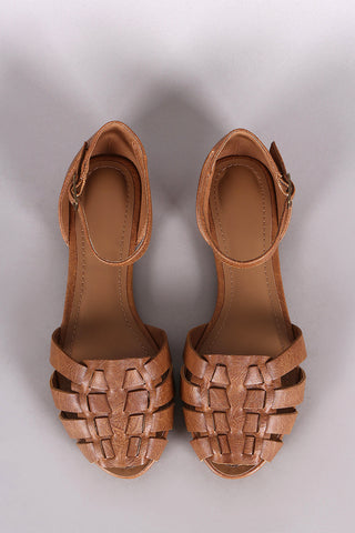 Qupid Croco Pointy Toe Slip On Dorsay Flat