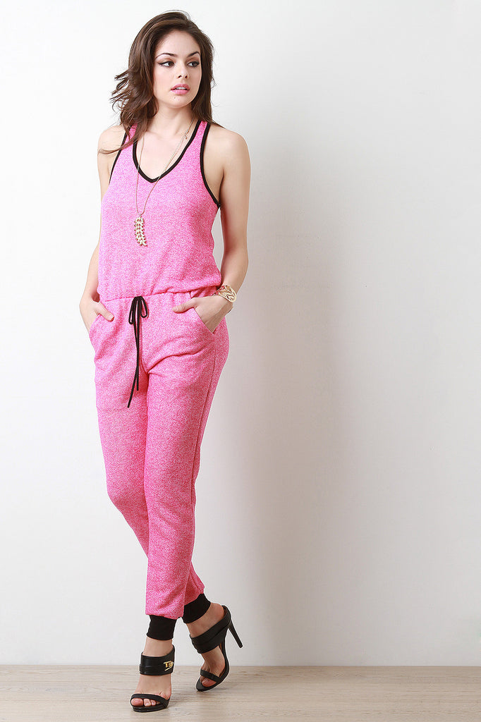 Terry Cloth Jogger Jumpsuit