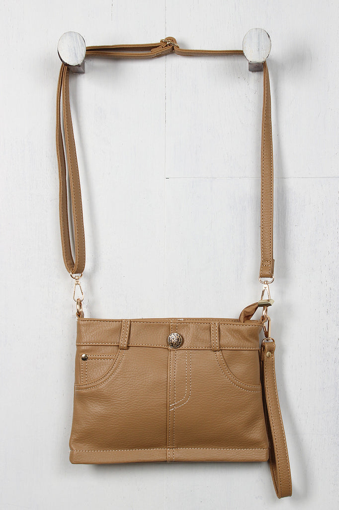 Vegan Leather Pants Clutch