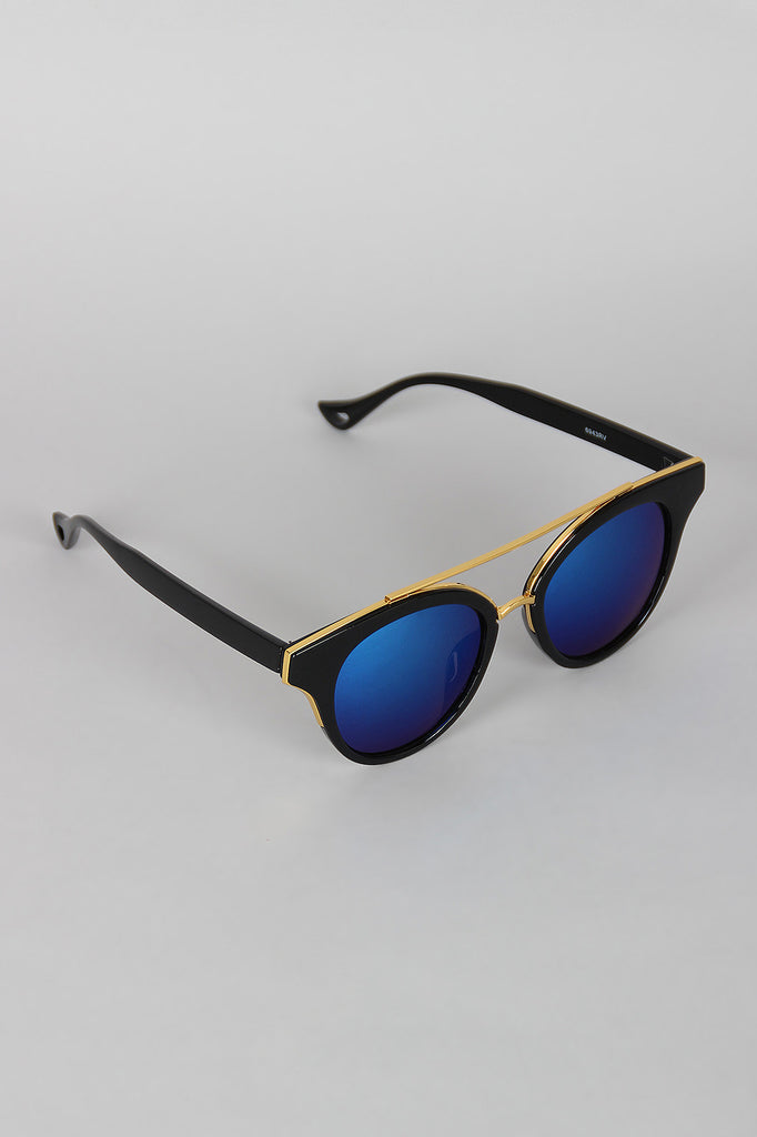 Uptown Girl Horn Rimmed Sunglasses