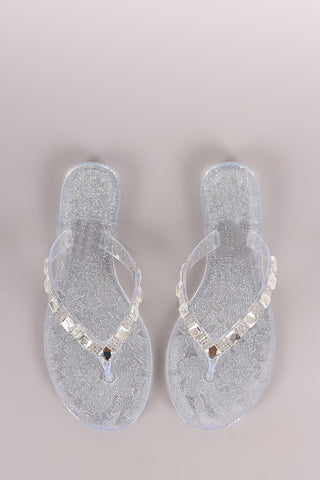 Python Toe Ring Lace-Up Gladiator Flat Sandal