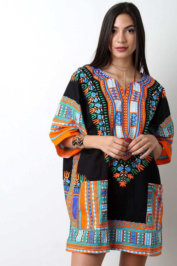 African Dashiki Long Top