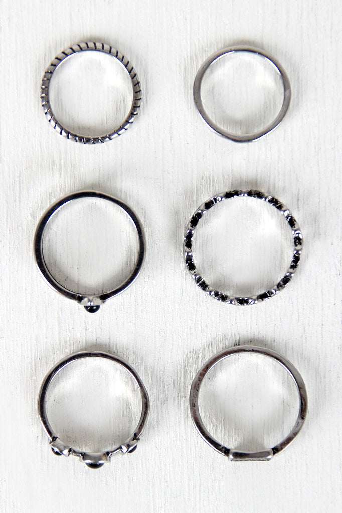 Aztec Princess Stacking Ring Set