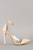 Patent Lucite Pointy Toe Stiletto Pump