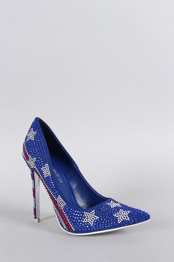 Shoe Republic Stars and Stripes Pump