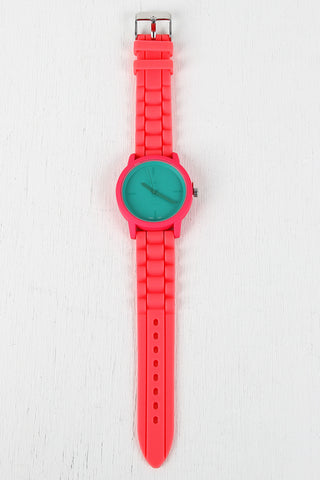 Two Tone Rubber Watch