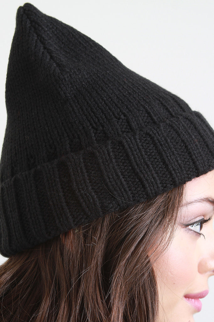 Round Ears Knit Beanie