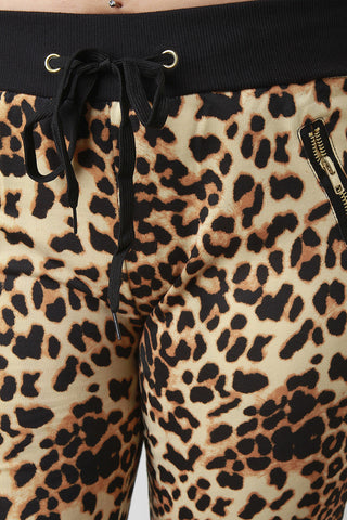 Leopard Print Jogger Pants