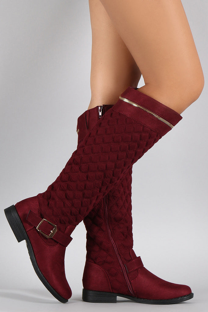 Burgundy suede clearance knee high boots