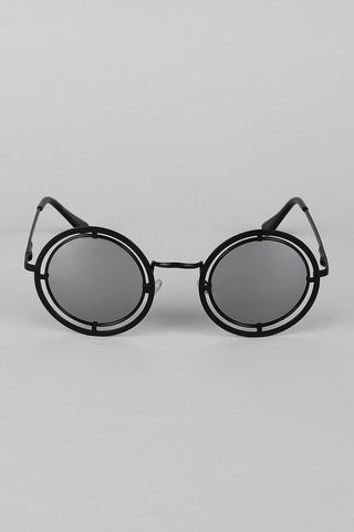 Matte Round Antique Sunglasses