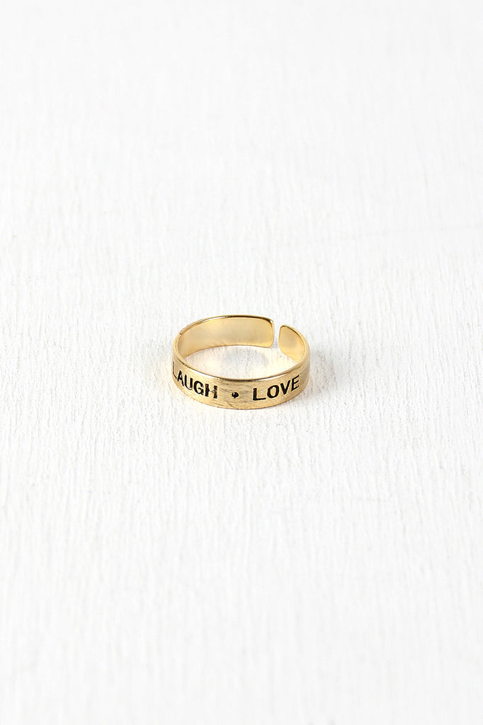 Live Laugh Love Ring