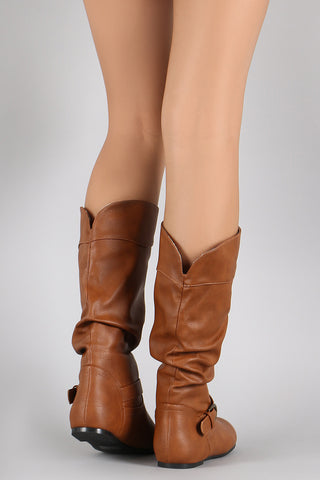 Wild Diva Lounge Slouchy Flat Boots