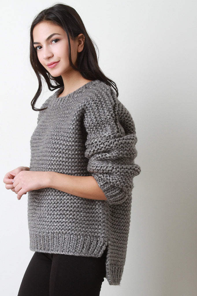 Chunky Thick Knit Oversize Sweater