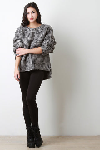 Chunky Thick Knit Oversize Sweater