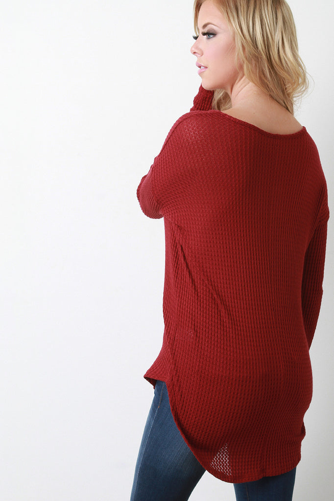 Thermal Knit Long Sleeve Top