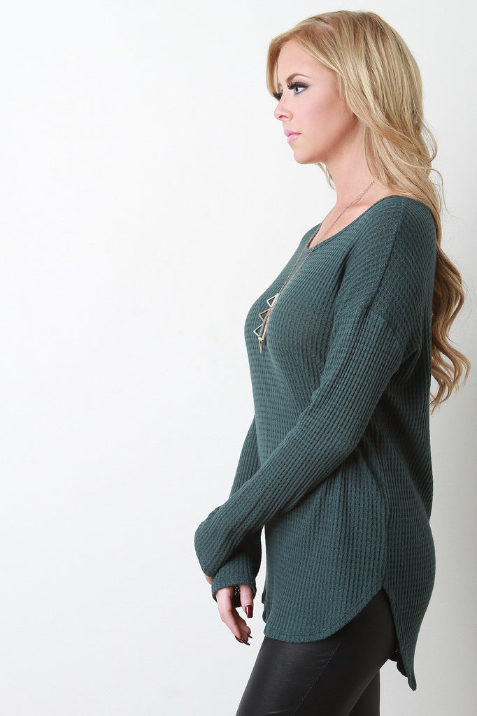 Thermal Knit Long Sleeve Top