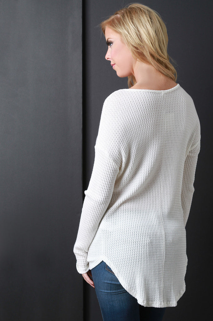 Thermal Knit Long Sleeve Top