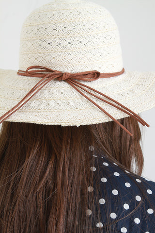 Crochet Lace Floppy Hat