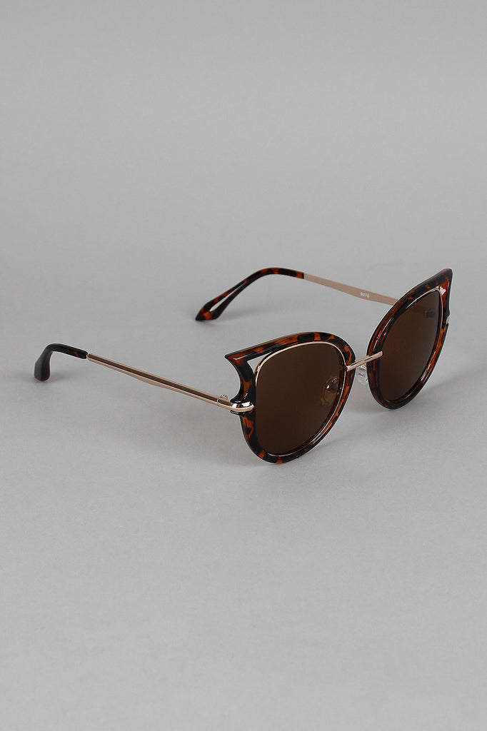 Cut Out Cat Eye Sunglasses