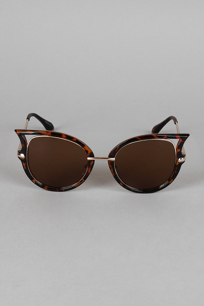 Cut Out Cat Eye Sunglasses