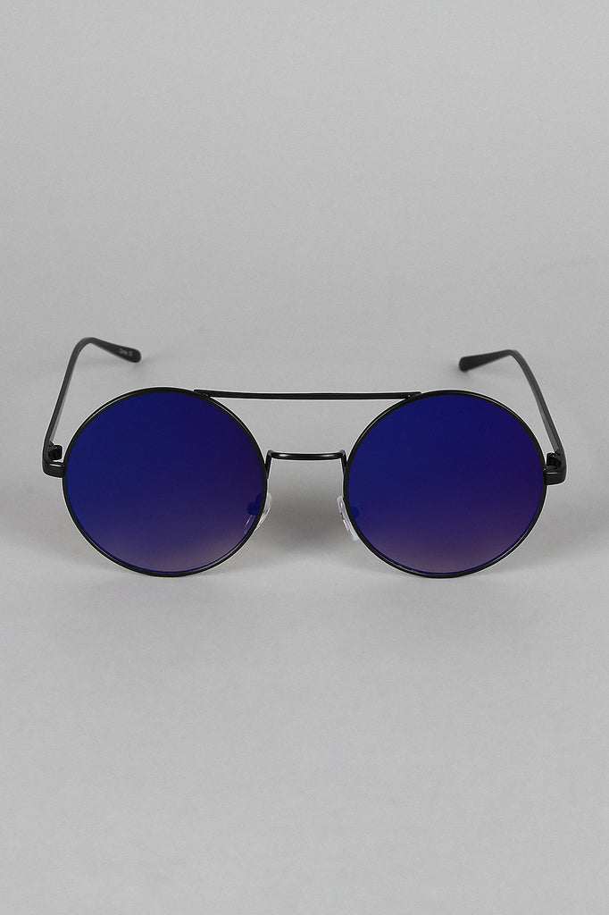 Double Bridge Matte Rim Sunglasses