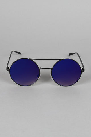 Double Bridge Matte Rim Sunglasses