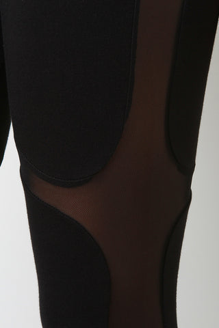 Mesh Panel Leggings