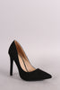 Suede Pointy Toe Stiletto Pump