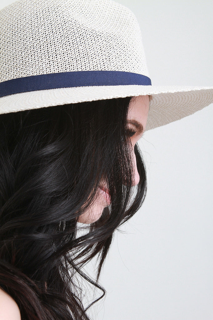 Ribbon Band Panama Hat