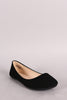 Bamboo Nubuck Round Toe Ballet Flat