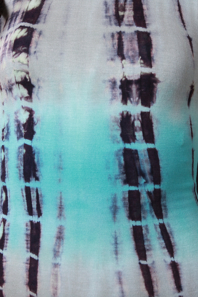 Sleeveless Tie Dye Midi Dress