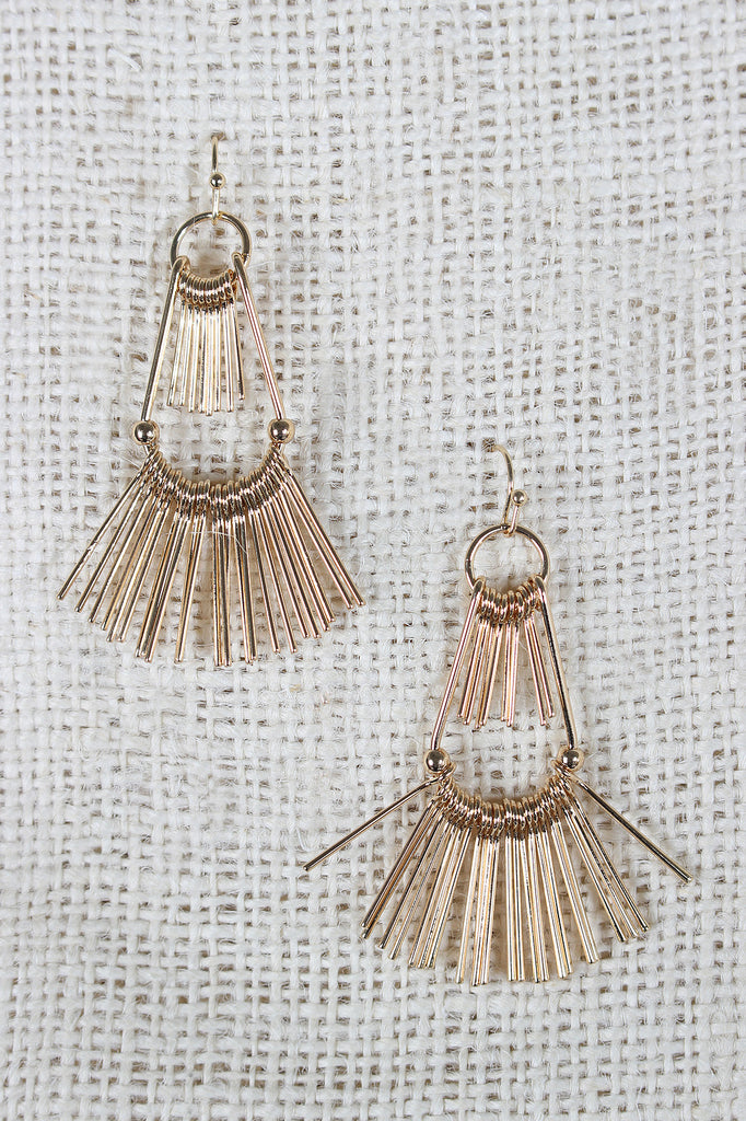 Teardrop Pin Earrings