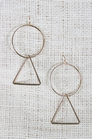 Geometric Drop Earrings