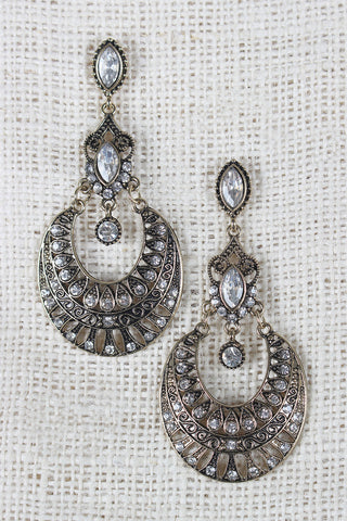 Round Bohemian Dangle Earrings