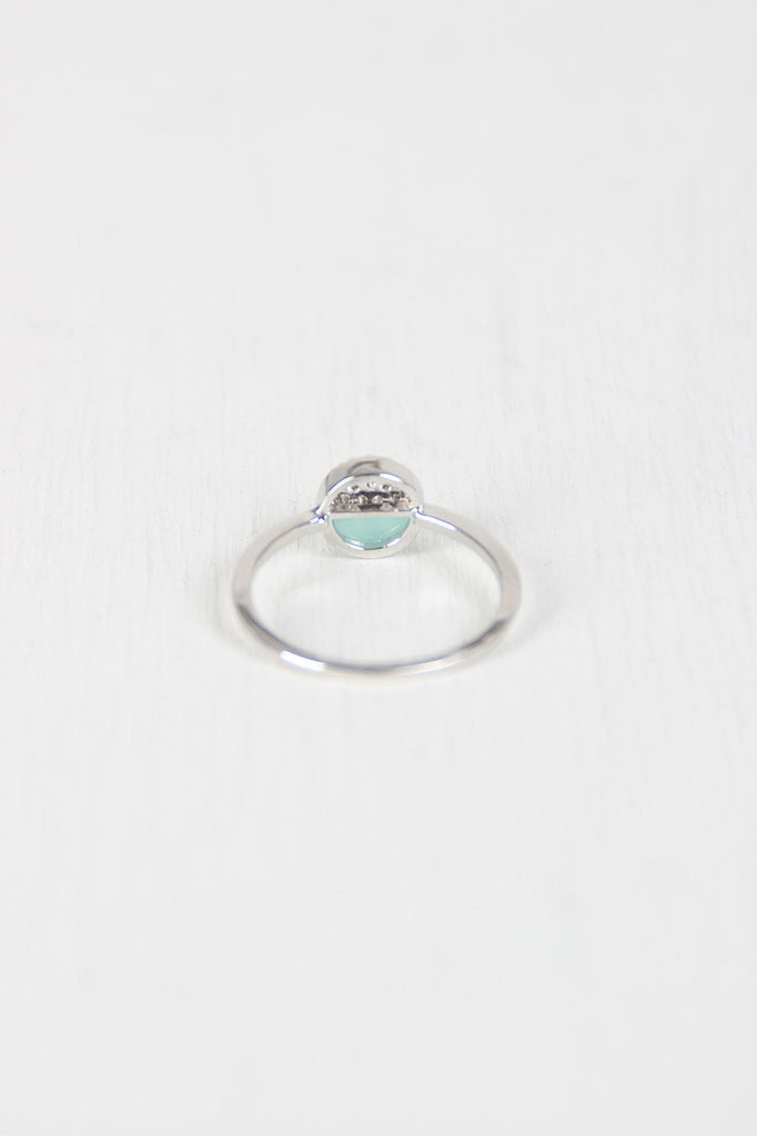 Half And Half Circle Ring