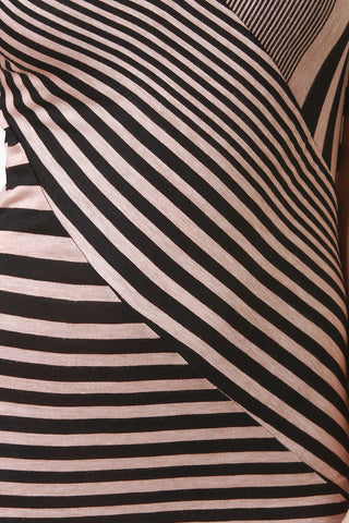 Stripes On Stripes Midi Dress