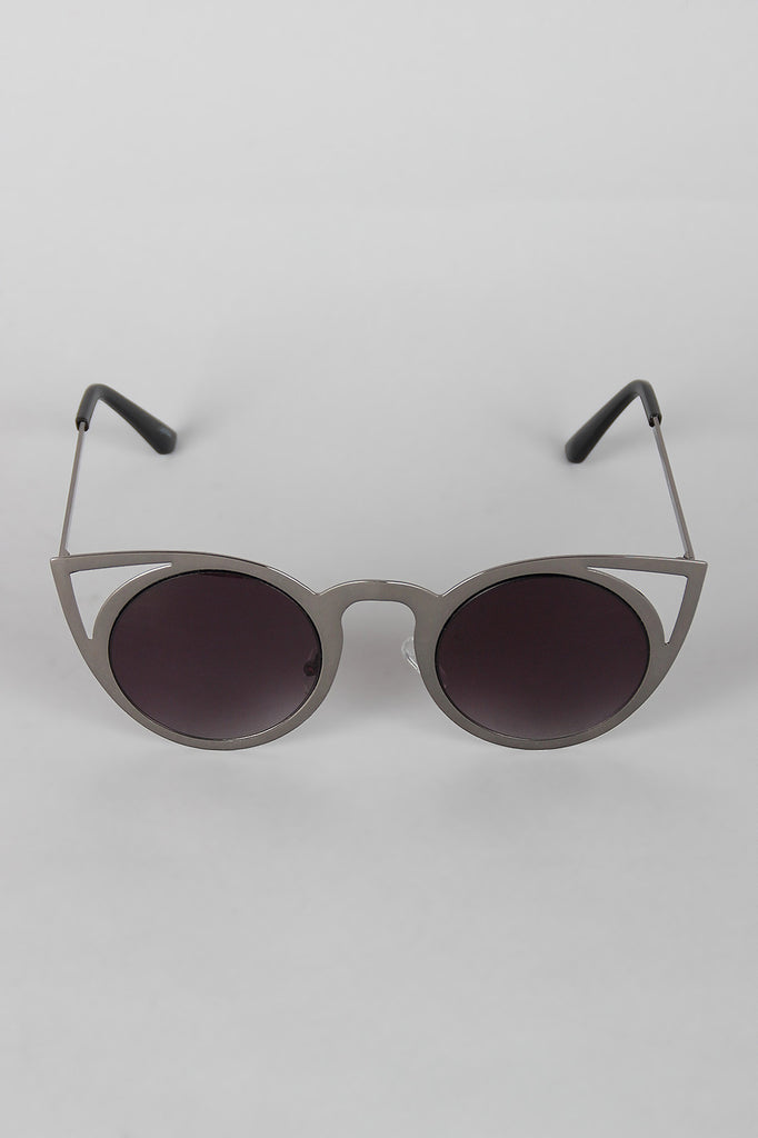 Polished Wild Cat Cut Out Sunglasses