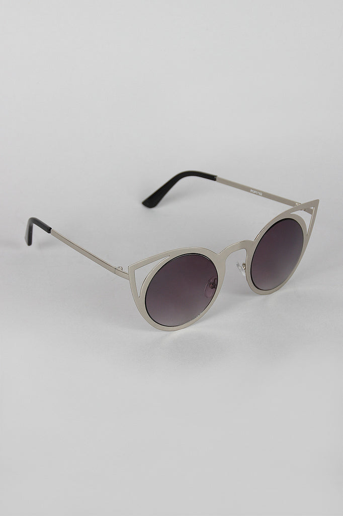 Polished Wild Cat Cut Out Sunglasses