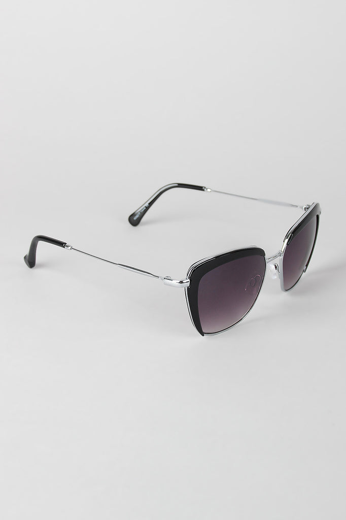 Mod Semi-Rimless Sunglasses