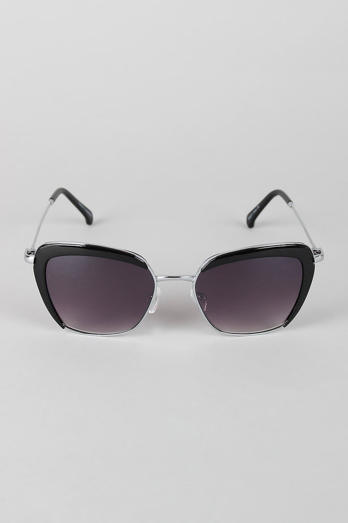 Mod Semi-Rimless Sunglasses