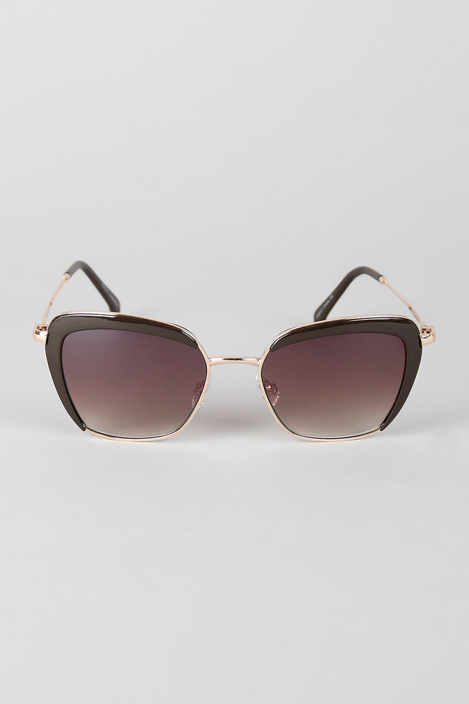 Mod Semi-Rimless Sunglasses