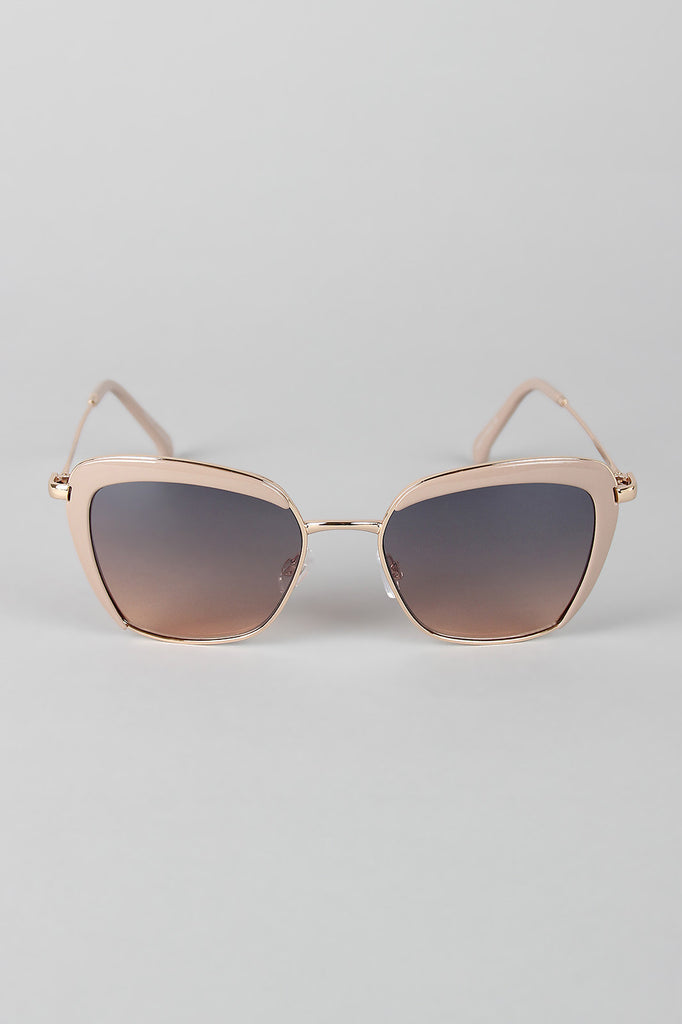 Mod Semi-Rimless Sunglasses