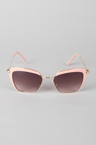 Mod Semi-Rimless Sunglasses