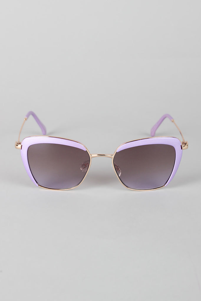 Mod Semi-Rimless Sunglasses