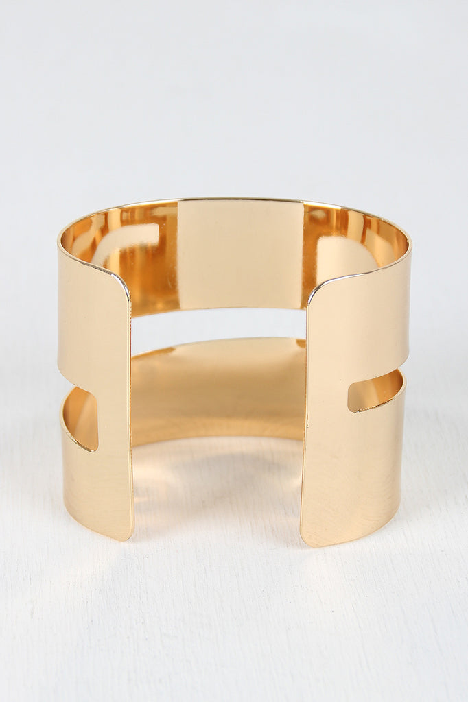 Asymmetrical Cut Out Band Cuff