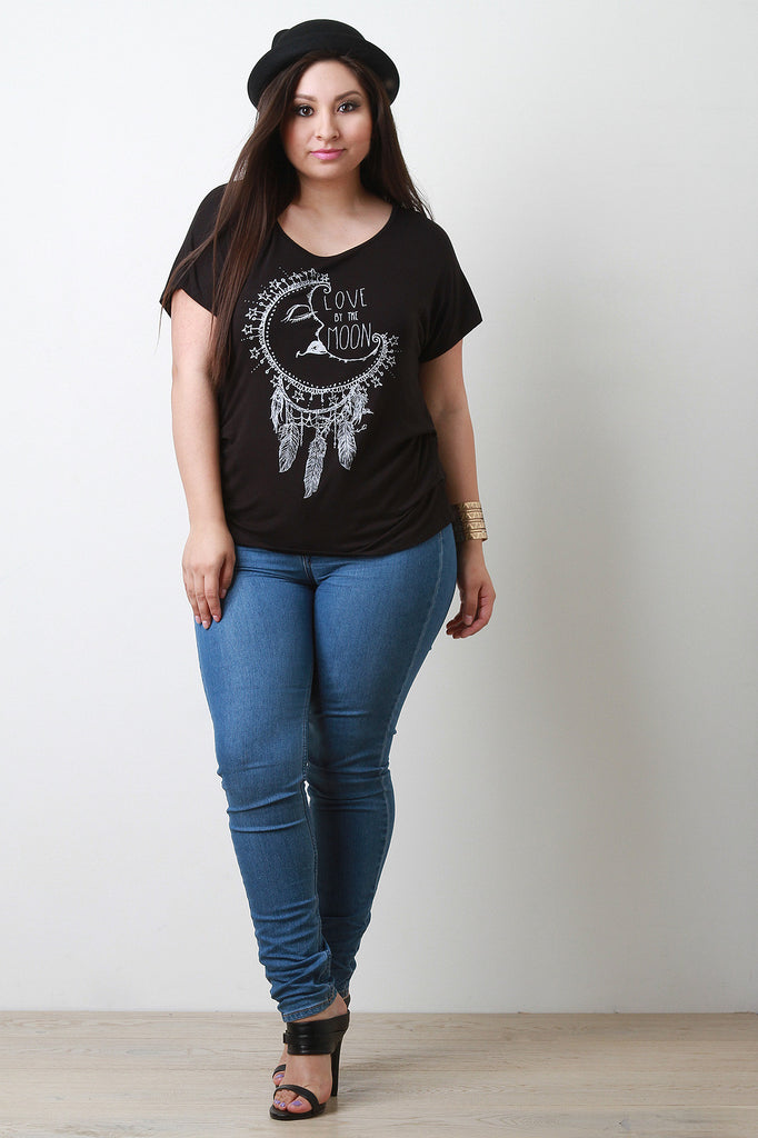 Love By The Moon Graphic Tee