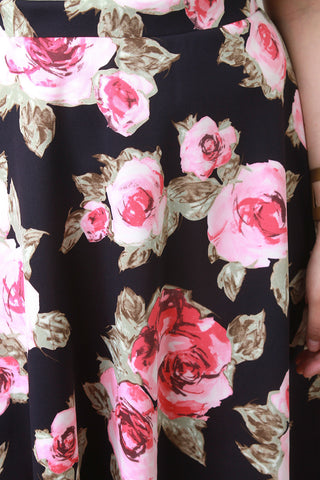 Roses A-line Skirt