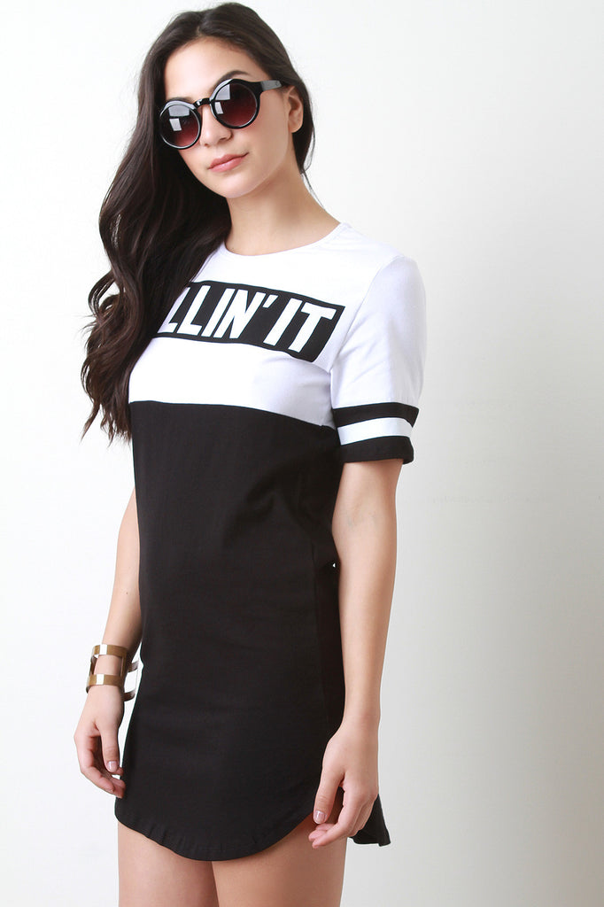 Killin It Sporty T-shirt Dress