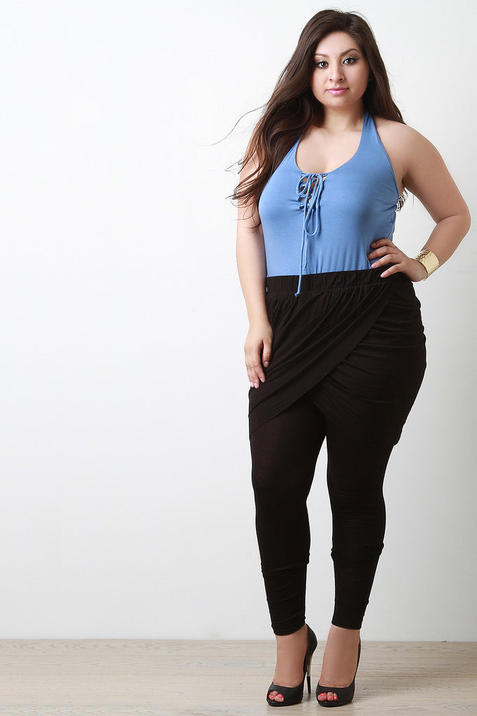 Draped Wrap Leggings