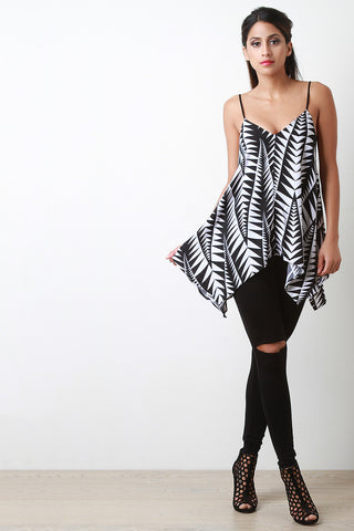 Aztec Trapeze Sleeveless Top